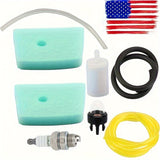 Hipa Air Filter Fuel Line Primer Bulb Kit For Husqvarna 123C 123L 123LD 223L 223R 322L Trimmer
