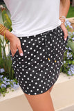 After Dark Polka Dot Skort