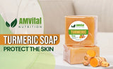AMVital Turmeric Shower Duo (Soap + Scrub)