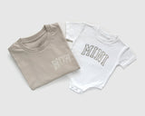 Mom, Dad and Mini Embroidered Family Shirts