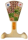 Waffle Tower Nylon Chew & Enrichment Toy | 2-in-1 for Aggressive Chewers | SodaPup
