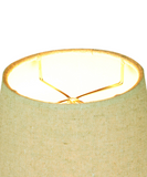 5x8x7 Empire Sand Linen Edison Clip Lampshade