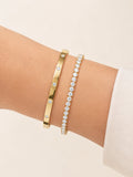 Gold Filled Diamond Bangle