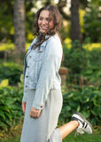 Baylor Gray Ribbed T-shirt Dress
