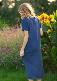 Baylor Navy Ribbed T-shirt Dress