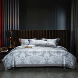 CasaFoyer 140TC Cotton Satin Digital Printed Four-piece Bedding Set