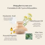 Peptide Eye Cream for Mature, Sensitive Eyes – Wrinkles, Puffiness & Dark Circles, Hypoallergenic