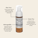 Oil-Free Foaming Face Wash for Acne-Prone Sensitive Skin – Aloe & Ashwagandha, Gluten-Free