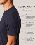 Buki Cinqo Tech Tee - Black