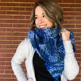 Blue Ridge Blanket Scarf Knitting Pattern