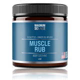 Muscle Rub by Magnum Solace, 4 oz Cream