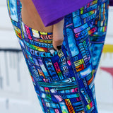 "Lost in the Stacks" Books Leggings with Pockets