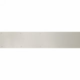 Brass Accents A09P0630670 6 in. x 30 in. Kick Plate Satin NickelAluminum Screw Mount