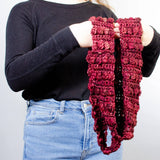 Burst My Bobble Infinity Scarf Crochet Pattern
