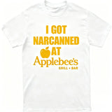 "I Got Narcanned At Applebee's" T-Shirt – Funny Gen Z Absurdist Graphic Tee