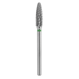 CARBIDE NAIL DRILL BIT, "CORN", GREEN, HEAD DIAMETER 4/14MM (FT90G040/14) (#207)-STALEKS™