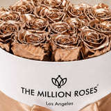 Classic White Box | Gold Roses