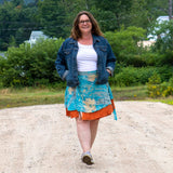 Mini Sari Wrap Skirt