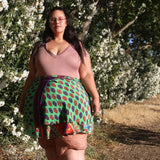 Mini Sari Wrap Skirt