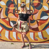 Mini Sari Wrap Skirt