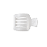 Coconut White Small Flat Square Hair Clip