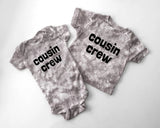 Custom Cousin Crew Tie Dye Tees and Bodysuits