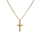 Crucifix Pendant Gold Set