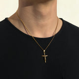 Crucifix Pendant Gold Set