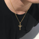 Crucifix Pendant Gold Set