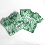 Personalized Tie Dye Shirts | Set of 2 For Adult and Baby Matching