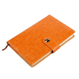 150 Pages PU Leather Cover Notebook with Calendar, World Map, and Silk Ribbon