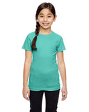 girls Fine Jersey TShirt AQUA XS(D0102H2HRMA)
