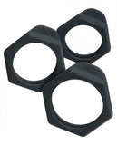 Vedo Bolt C-Ring Set Just Black 3 Pack(D0102H50A97.)
