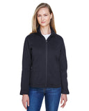 Ladies Bristol FullZip Sweater Fleece Jacket gREY HEATHER XS(D0102H7638P)