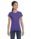 girls Fine Jersey TShirt AQUA XS(D0102H7DYA2)
