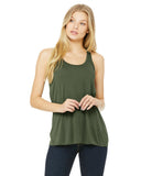 Ladies Flowy Racerback Tank ATHLETIc HEATHER S(D0102H7K7FJ)