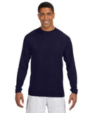 Mens cooling Performance Long Sleeve TShirt ATHLETIc ORANgE S(D0102H7KA62)