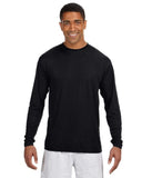 Mens cooling Performance Long Sleeve TShirt ATHLETIc ORANgE S(D0102H7KA88)