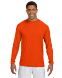Mens cooling Performance Long Sleeve TShirt ATHLETIc ORANgE S(D0102H7KBI8)