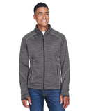 Mens Flux Mlange Bonded Fleece Jacket cARBON OLY RED S(D0102H7KNB2)
