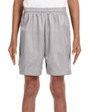 Youth Six Inch Inseam Mesh Short BLAcK XS(D0102H7KQPJ)