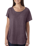 Ladies Triblend Dolman TShirt INDIgO 3XL(D0102H7NR66)