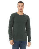 Unisex Sponge Fleece crewneck Sweatshirt DK gRY MRBLE FLc M(D0102H7W6E8)