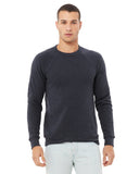 Unisex Sponge Fleece crewneck Sweatshirt DK gRY MRBLE FLc M(D0102H7W6H6)
