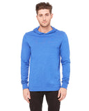 Unisex Jersey LongSleeve Hoodie HEATHER NAVY XS(D0102H7WFP6)