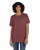 Unisex garmentDyed TShirt with Pocket BLAcK S(D0102H7Y8DJ)