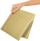 Kraft Bubble Mailers 6 x 9 Natural Brown Kraft Bubble Envelopes Pack of 25 Water Resistant Self Seal Padded Mailers Poly and Pap