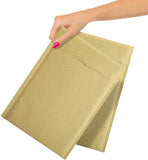 Pack of 25 Kraft Padded Bubble Mailers 725 x 11 Natural Brown Kraft Bubble Envelopes 7 14 x 11 Peel and Seal Envelopes Bulk Ship