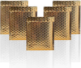 Pack of 5 Metallic Bubble Mailers 85 x 11 gold Bubble Mailers 8 12 x 11 Packing Envelopes Bubble Mailer with Peel and Seal Padde