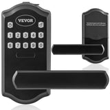 VEVOR Keyless Entry Door Lock, Electronic Keypad Entry Lever, Password and Key Unlock Combination Door Lock, Auto-Locking Keypad